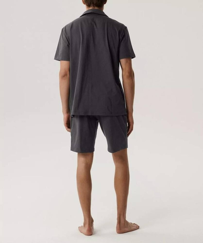 Piżama męska krótki rękaw,BNMP-003 Atlantic-szary