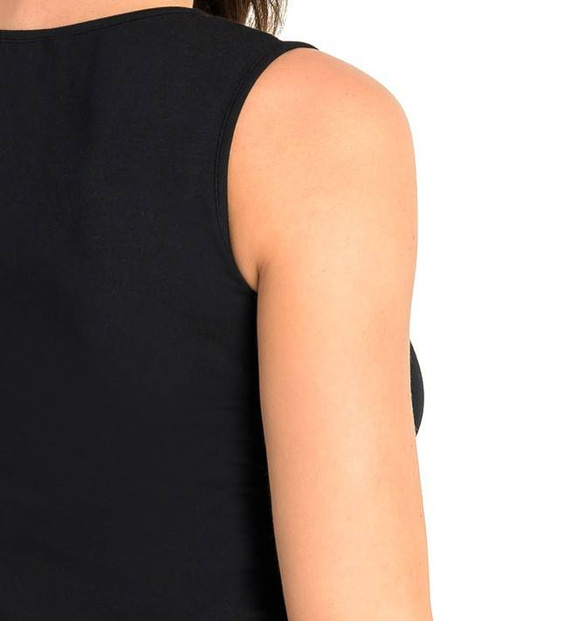 Sukienka na szerokich ramiączkach Khloe Teyli - czarny