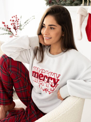 Piżama damska Gween Sensis Flanela - szary