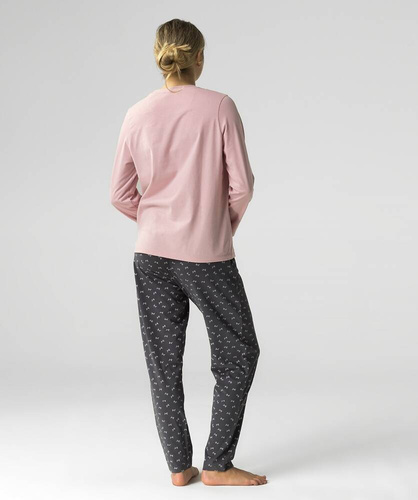 NLP-483 Piżama Damska  Atlantic -różowy