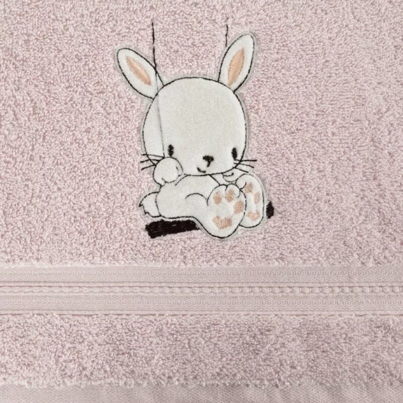 Ręcznik dziecięcy Królik Baby 64 Eurofirany różowy