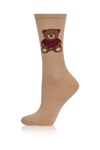 Skarpety S180D Ted Italian Fashion - beżowy