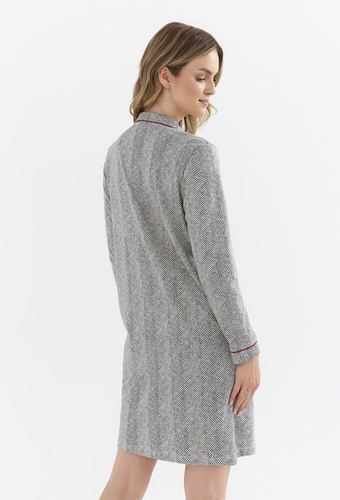 Koszula nocna 409  Cana -grafitowy