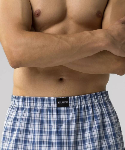 Bokserki męskie MBT-002 A'2 Atlantic niebieski