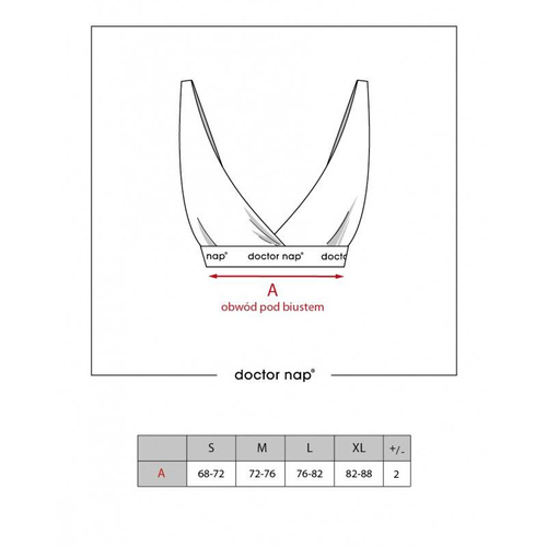 BRA.4160 biustonosz ciążowy i do karmienia Doctor Nap - black