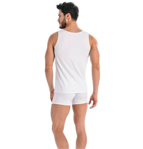 Teyli Podkoszulek Męski Bawełniany Eli - biały