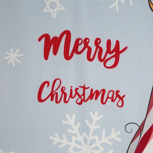 Beiner Eurofirany Pościel świąteczna z mikrowłókna – skrzat, szary komplet, miękka i trwała