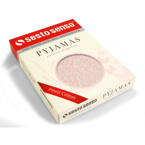 Koszula nocna Julia Sesto Senso różowy 