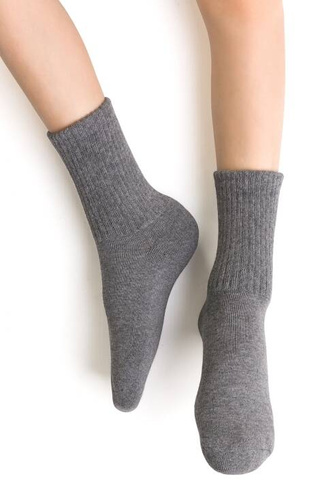 Skarpety dziecięce Frotte Sport art.020 Steven - 038 szary melanż