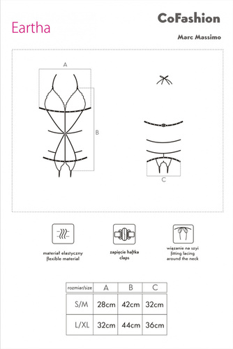 Body damskie Eartha CF 90415 CoFashion Marc Massimo 