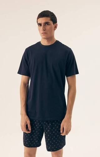 Piżama Męska 42601 Shore Henderson - granatowa