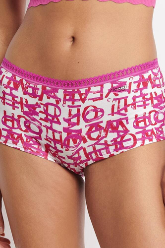 Szorty Damskie GO Crush Short C3P 3-pak Sloggi - czerwony różowy