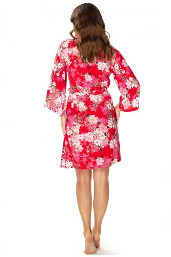 Szlafrok peniuar 86636 Lotos Mewa kwiaty