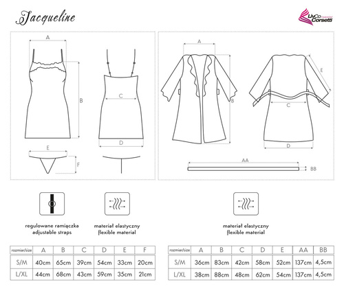 Komplet trzyczęściowy Jacqueline Navy Blue LC 90249 LivCo Corsetti Fashion - navy blue