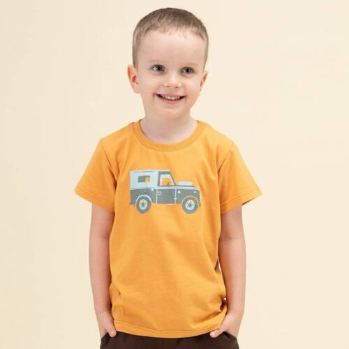 T-shirt z nadrukiem Safari Pinokio - pomarańczowy