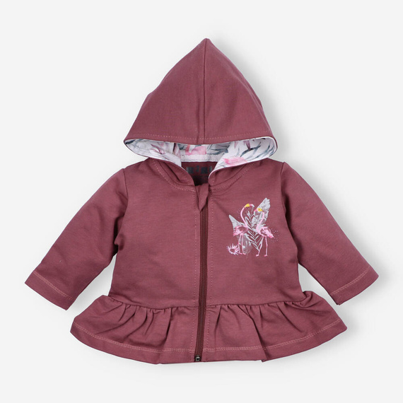 Bluza dresowa Flamings Nini bordowy 