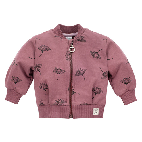 Bluza dziewczęca rozpinana Magic Vibes Pinokio - fiolet