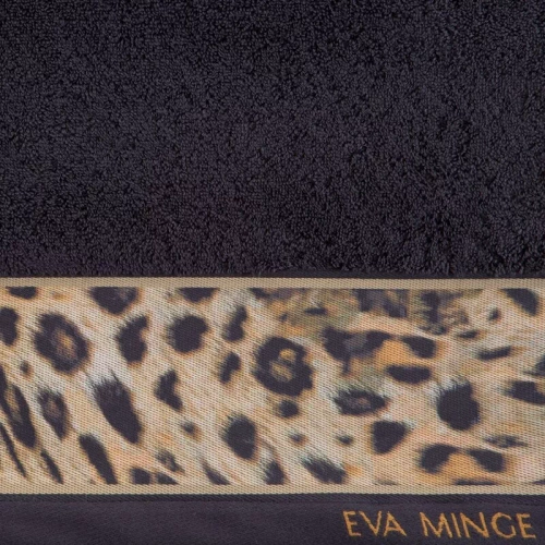 Ręcznik Eva Minge Eva 23 pantera Eurofirany czarny