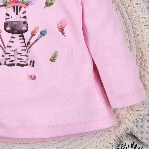 Bluzka niemowlęca Little Dreamers Nini z bawełny organicznej – ekologiczna, bezpieczne napy, polska produkcja