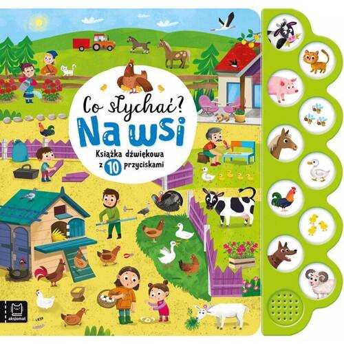 Książeczka "Co słychać na wsi" Aksjomat