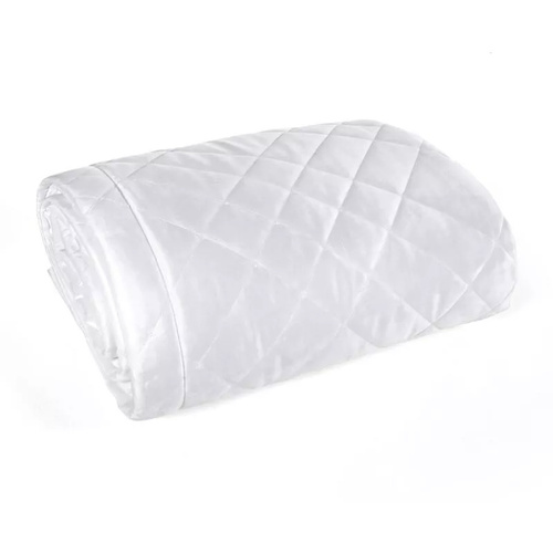 Eurofirany Ria 6 narzuta welurowa pikowana dekoracyjna biały