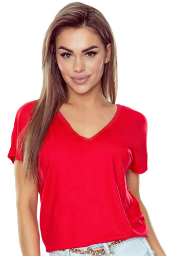 Bluzka damska Miriam Eldar- czerwony