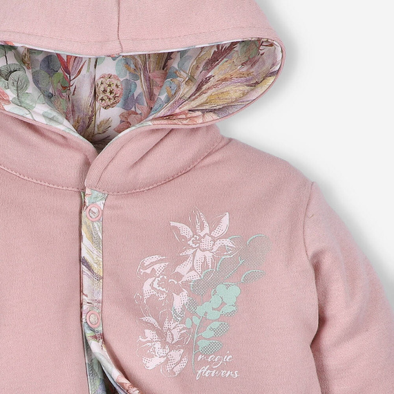 Bluza dwustronna Magic Flowers z bawełny organicznej Nini