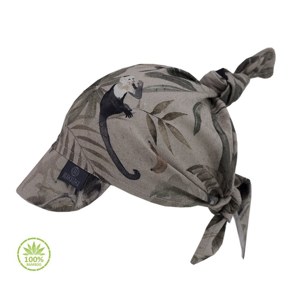 Bambusowa chustka z daszkiem Tropical Vibes- Makaszka