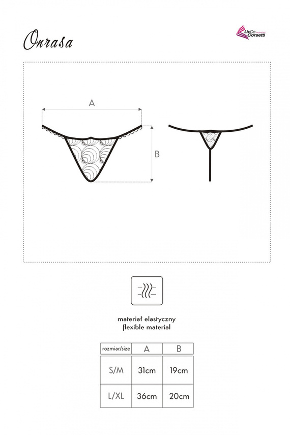 Stringi damskie Onrasa LC 90517 LivCo Corsetti Fashion