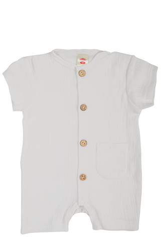 Rampers niemowlęcy "Just Muslin Milk"  Makoma 