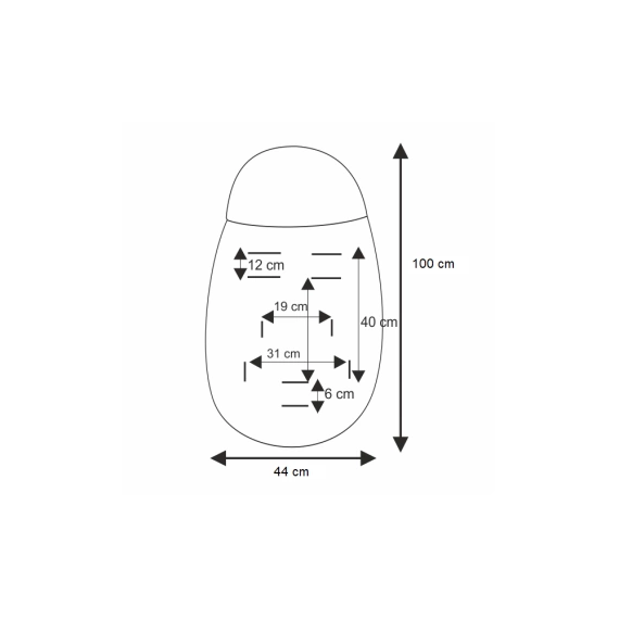 Śpiworek do wózka 3 w 1 Eevi - jasny szary