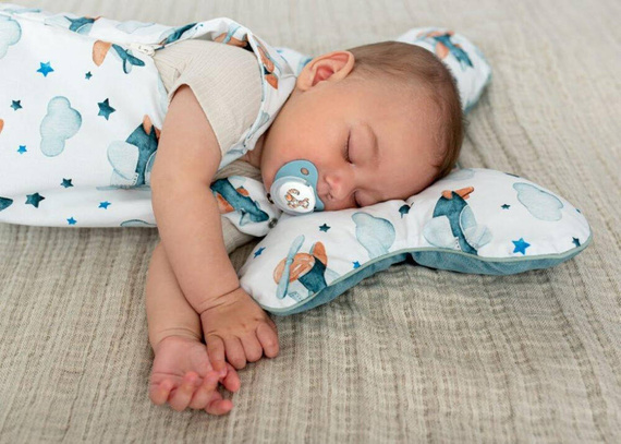 Śpiworek niemowlęcy z poduszką LUL-0037 Samoloty Luli Lu