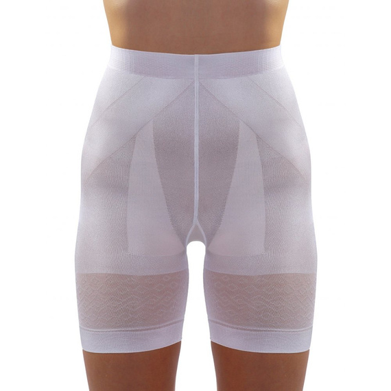 Szorty push up bezszwowe wyszczuplające Magic Body Sesto Senzo biały