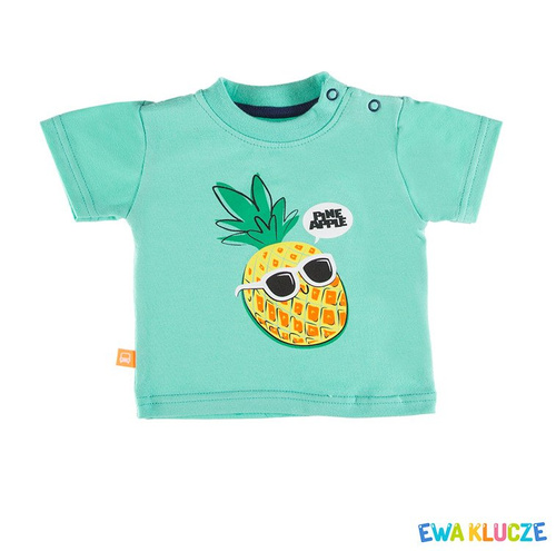 T-shirt dla chłopca "SUN" Ewa Klucze - niebieski