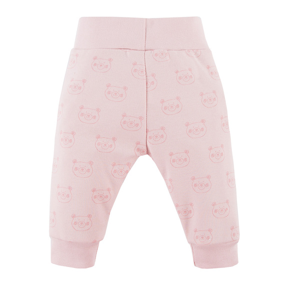 Spodnie bawełaniane Big Bear Eevi - różowy