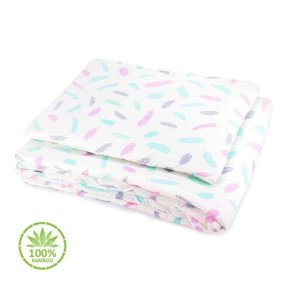 Pościel z wypełnieniem 100% Bamboo Sawanna - Makaszka