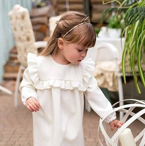 Sukienka z długim rękawem Ceremony Eevi - ecru