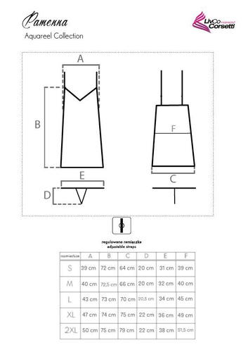 Komplet dwuczęściowy Pamenna LivCo Corsetti Fashion