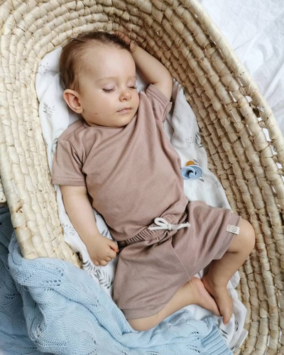 Komplet koszulka + spodenki Yosoy beżowy