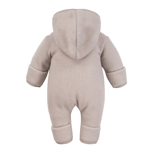 Beżowy kombinezon dziecięcy Eevi z polaru merino – komfort i ciepło