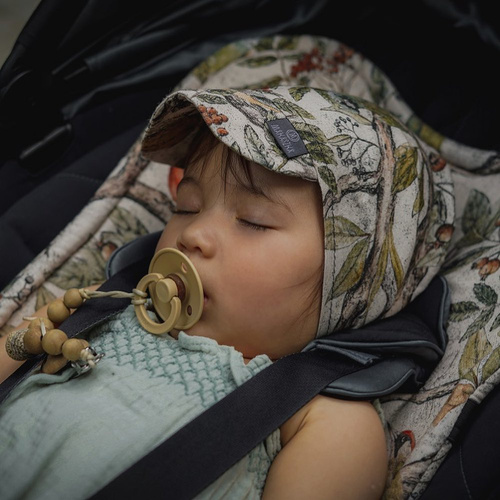 Bambusowa chustka z daszkiem Ornithology- Makaszka