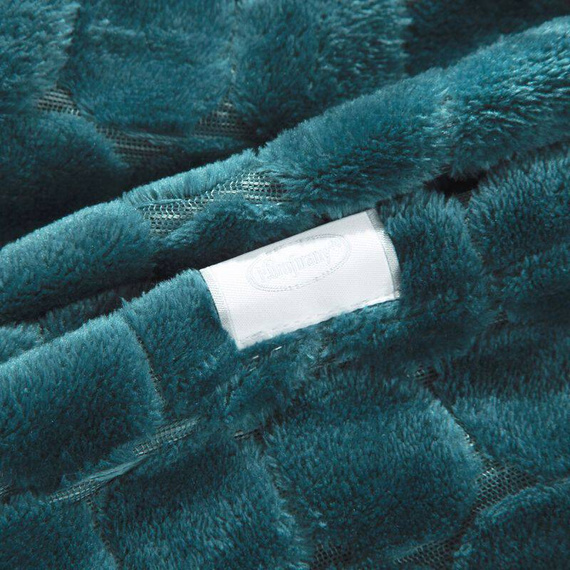 Koc narzuta z mikrofibry Zoe Eurofirany niebieski