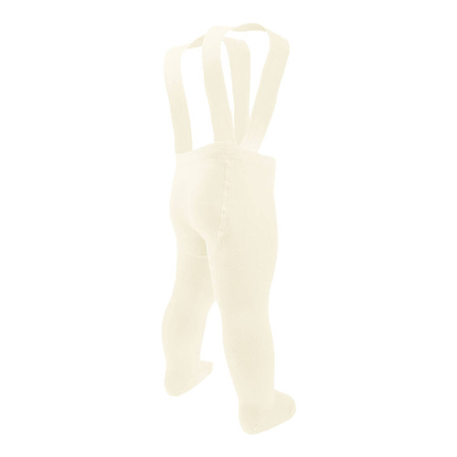 Rajstopy bambusowe z szelkami 141612 Nicol - kremowy