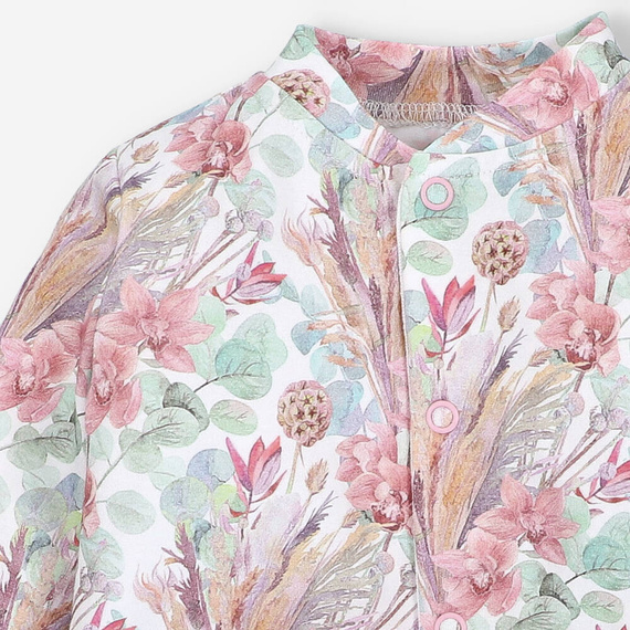 Pajacyk z bawełny organicznej Magic Flowers Nini