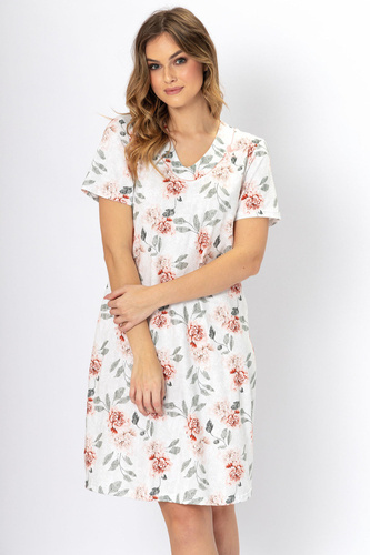 Koszula damska 1308 Melania Leveza biały