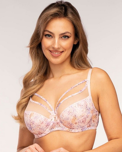 Biustonosz semi soft półusztywniany Lori Unikat peach 