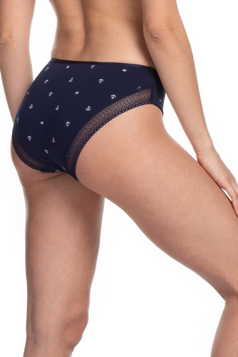 Figi Damskie L-1454 Bi Lama granatowy