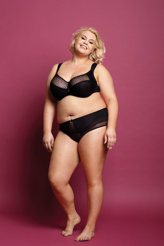 BS 874 Samira Biustonosz miękki Gaia-czarny