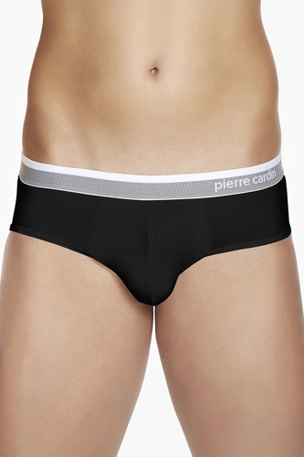 Slipy męskie Pierre Cardin PCU 402 czarne – bawełniane, klasyczne, wygodne