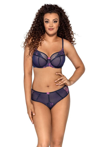 Figi damskie Brazyliany 2000/B  Ava - granatowy